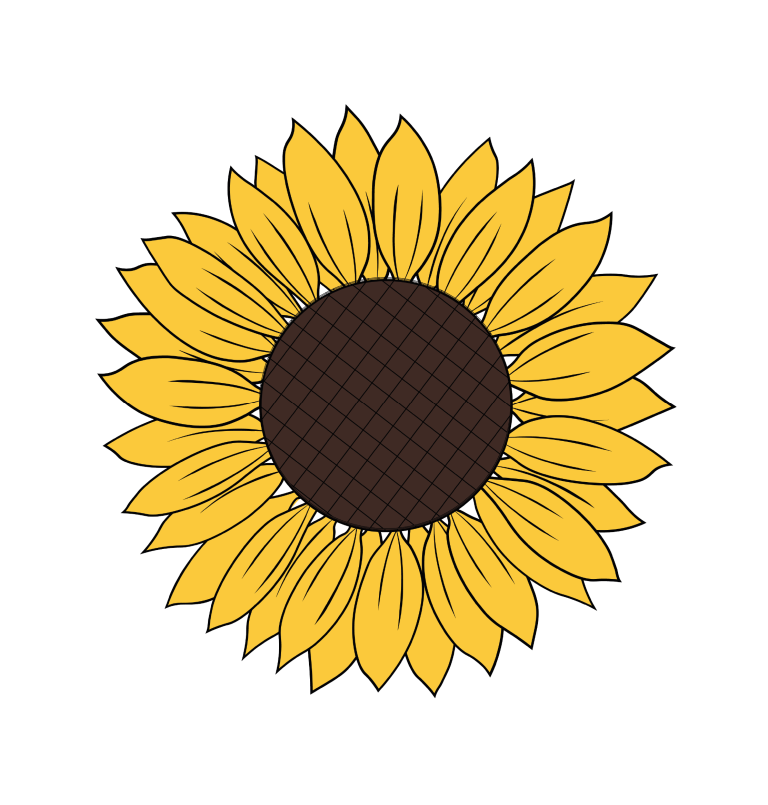 Beths Sunflowers Transparent Logo