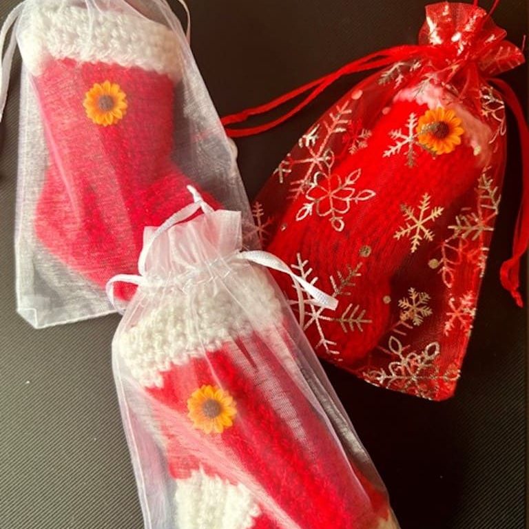 chocolate stockings beths sunflowers