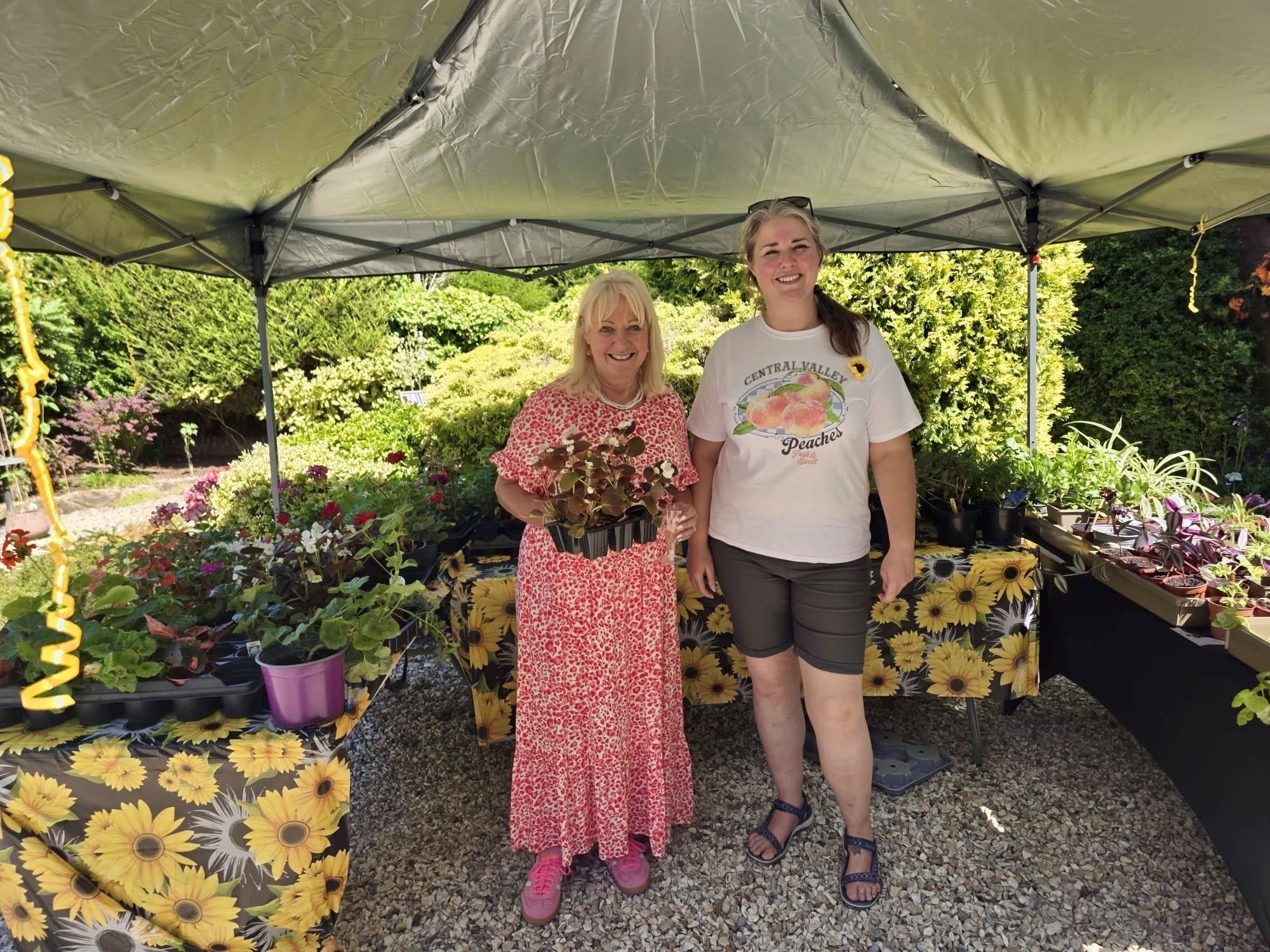 Jill, Lisa and the plant stall 3 Jill, Lisa and the plant stall 3