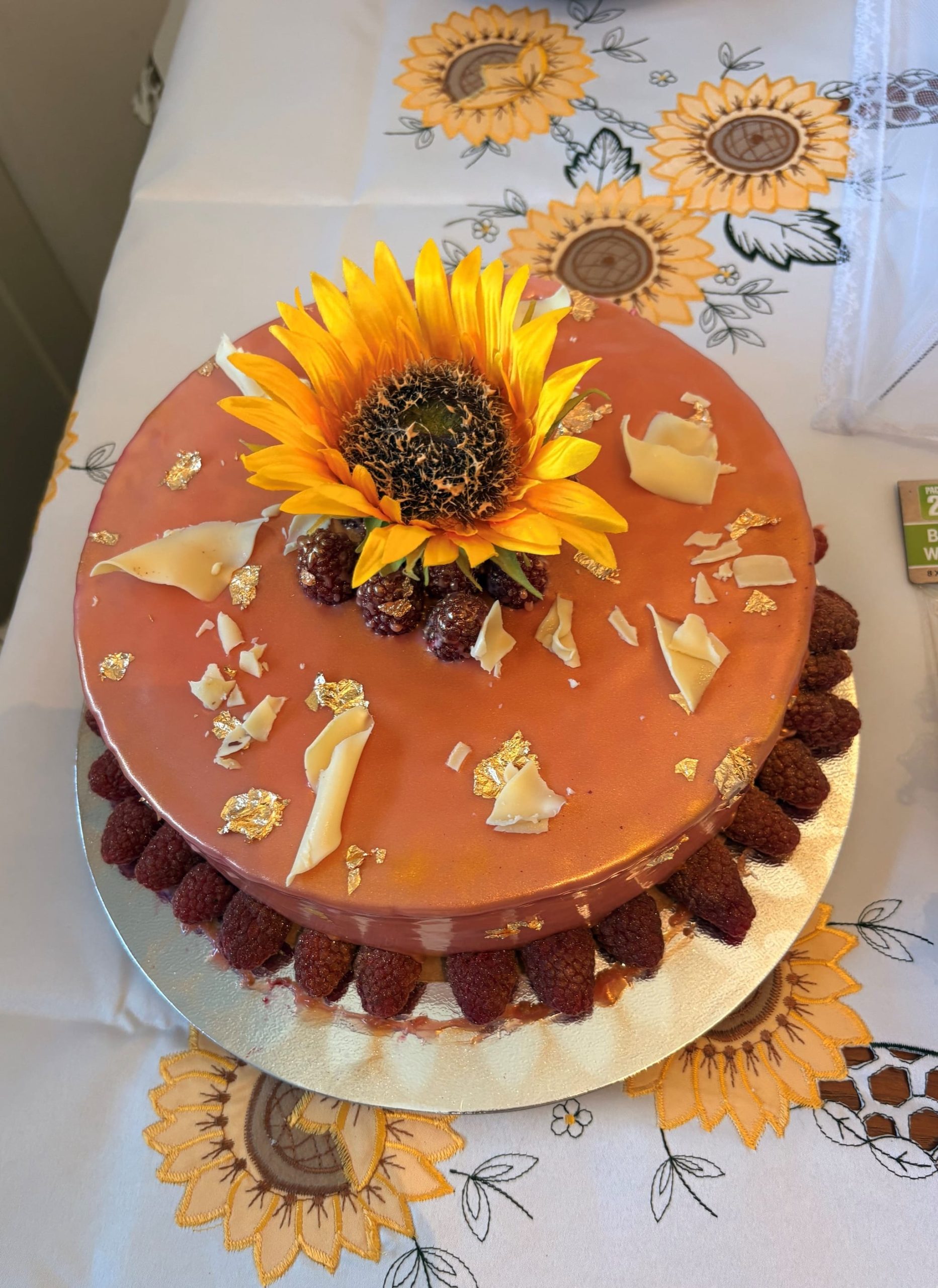 Sunflower cake 6 Sunflower cake 6
